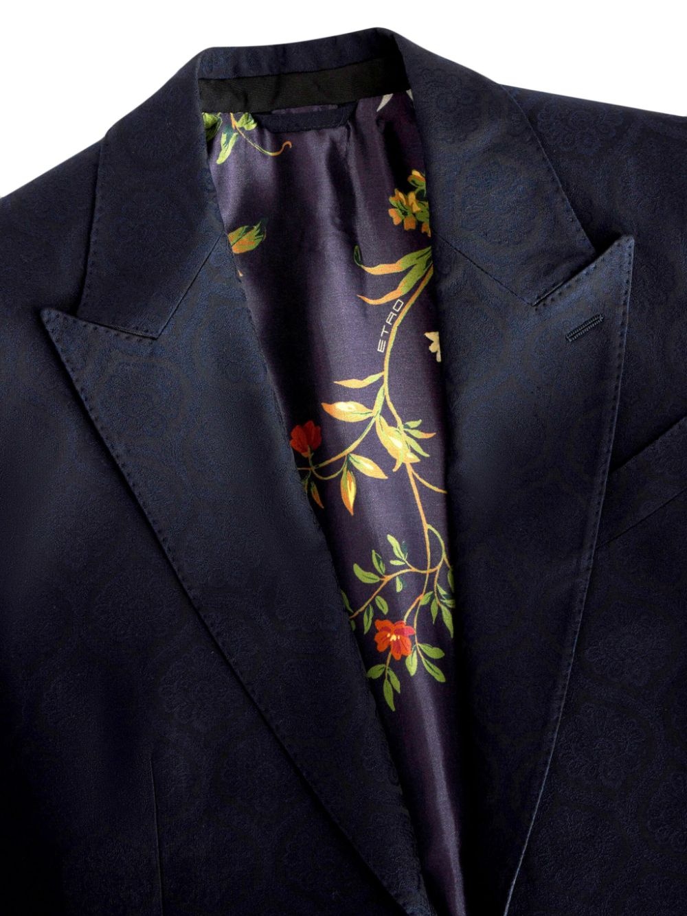 peak-lapel single-breasted blazer - 6