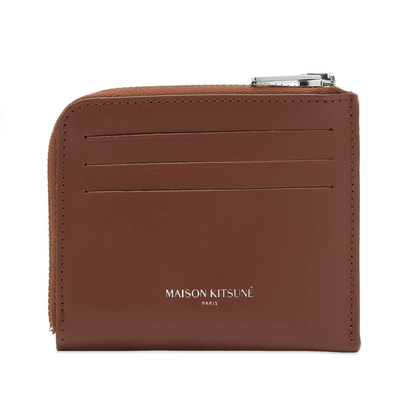 Maison Kitsune Fox Head Zipped Card Holder - 3