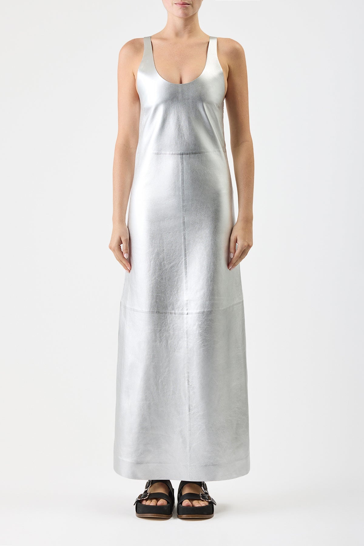 Ellson Dress in Leather - 3