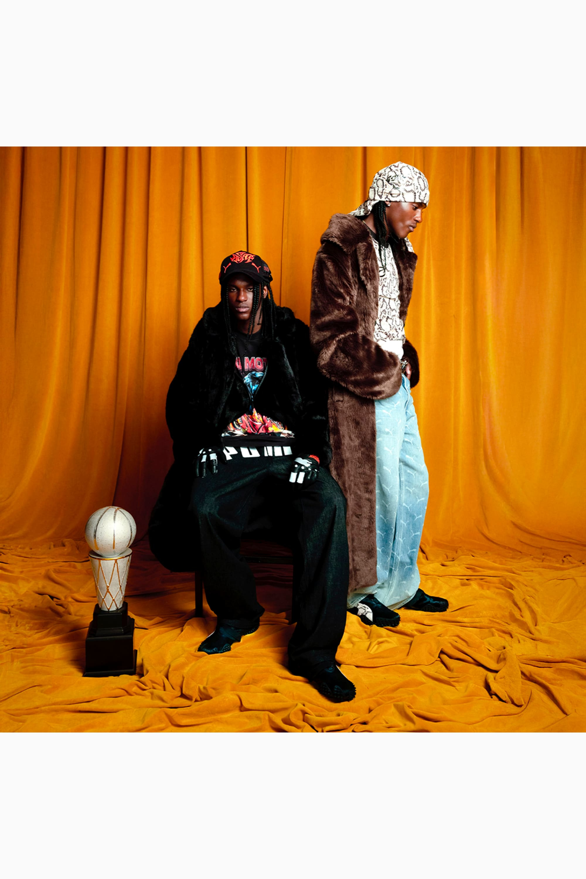 A$AP ROCKY x PUMA Men's Printed Denim Pants - 8