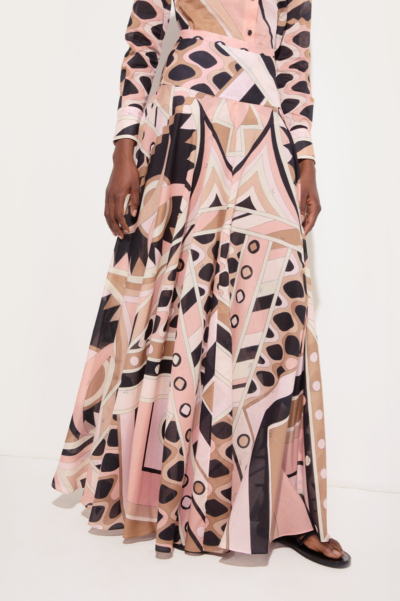 VIVARA PRINT COTTON SKIRT 5