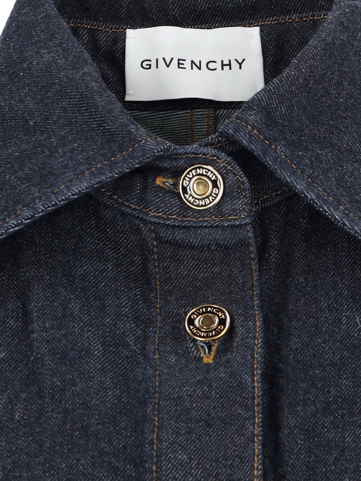 DENIM LOGO SHIRT - 4