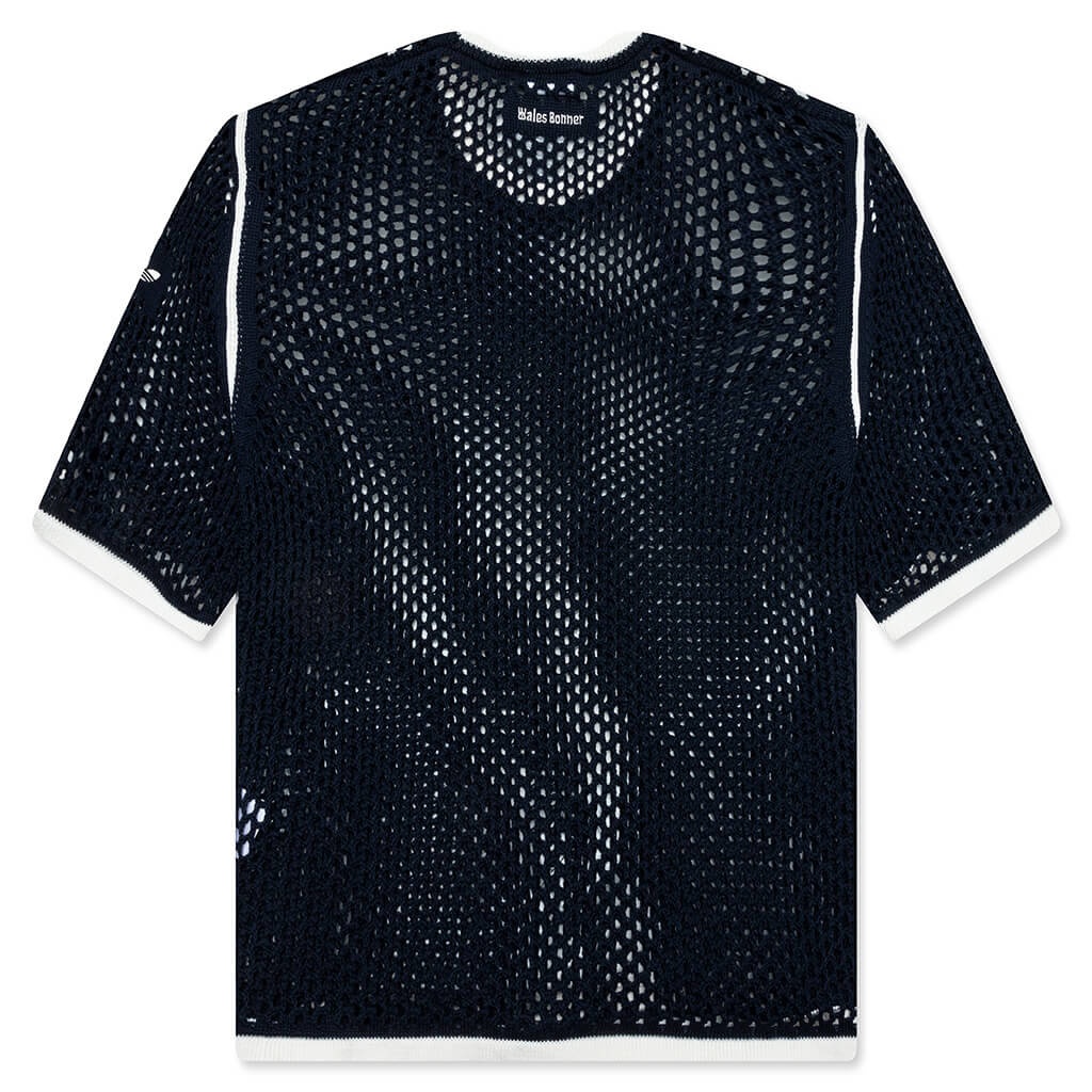 ADIDAS X WALES BONNER KNIT TEE - NIGHT NAVY - 2