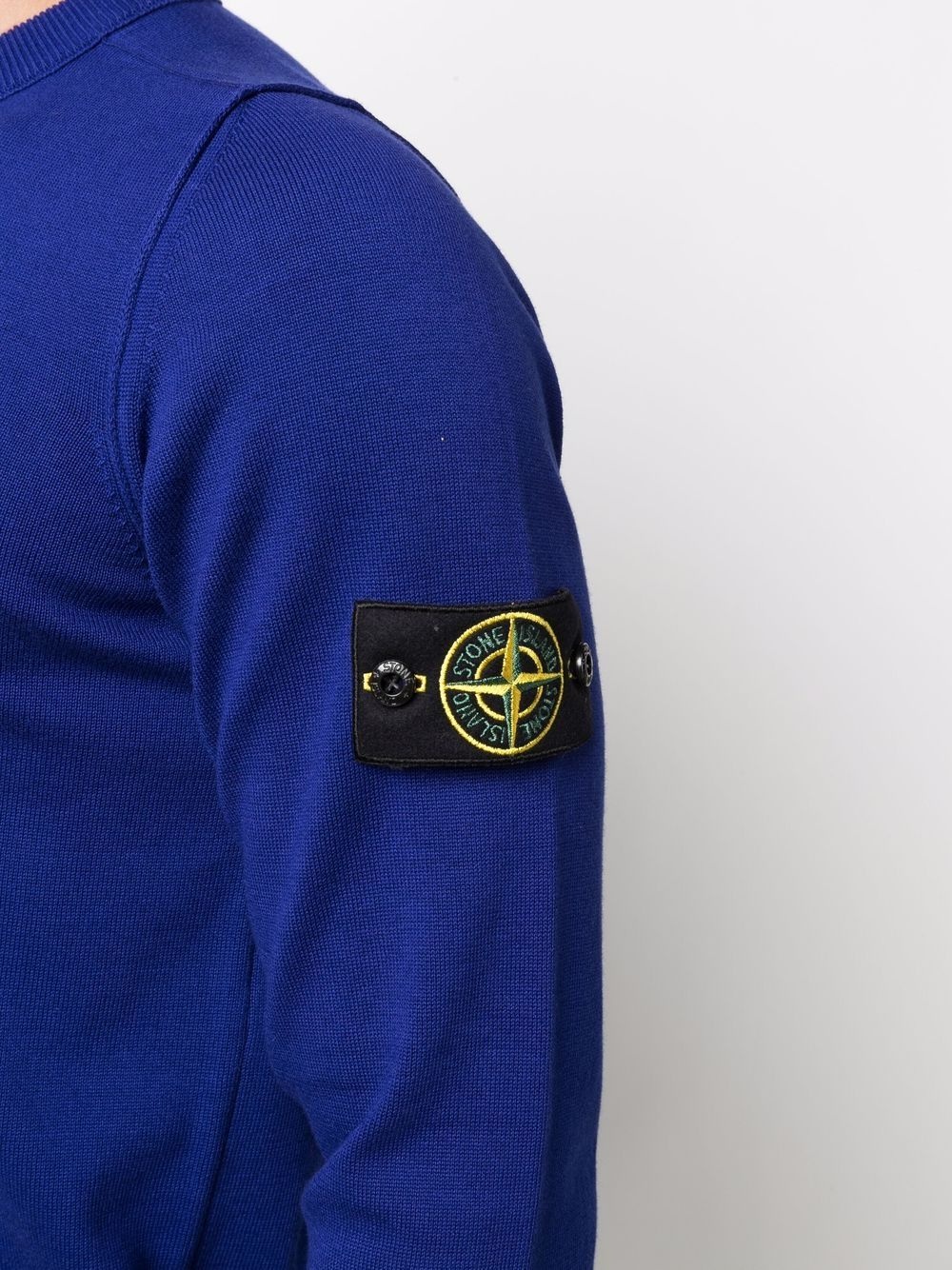 Compass badge crew-neck sweatshirt - 5