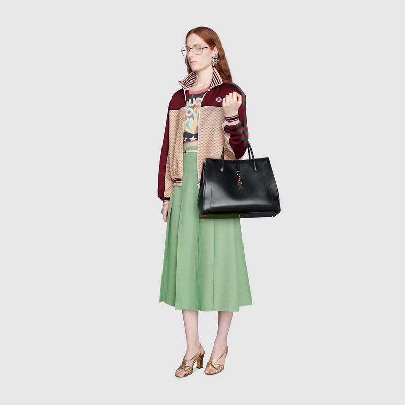 GUCCI Interlocking G print jersey jacket outlook