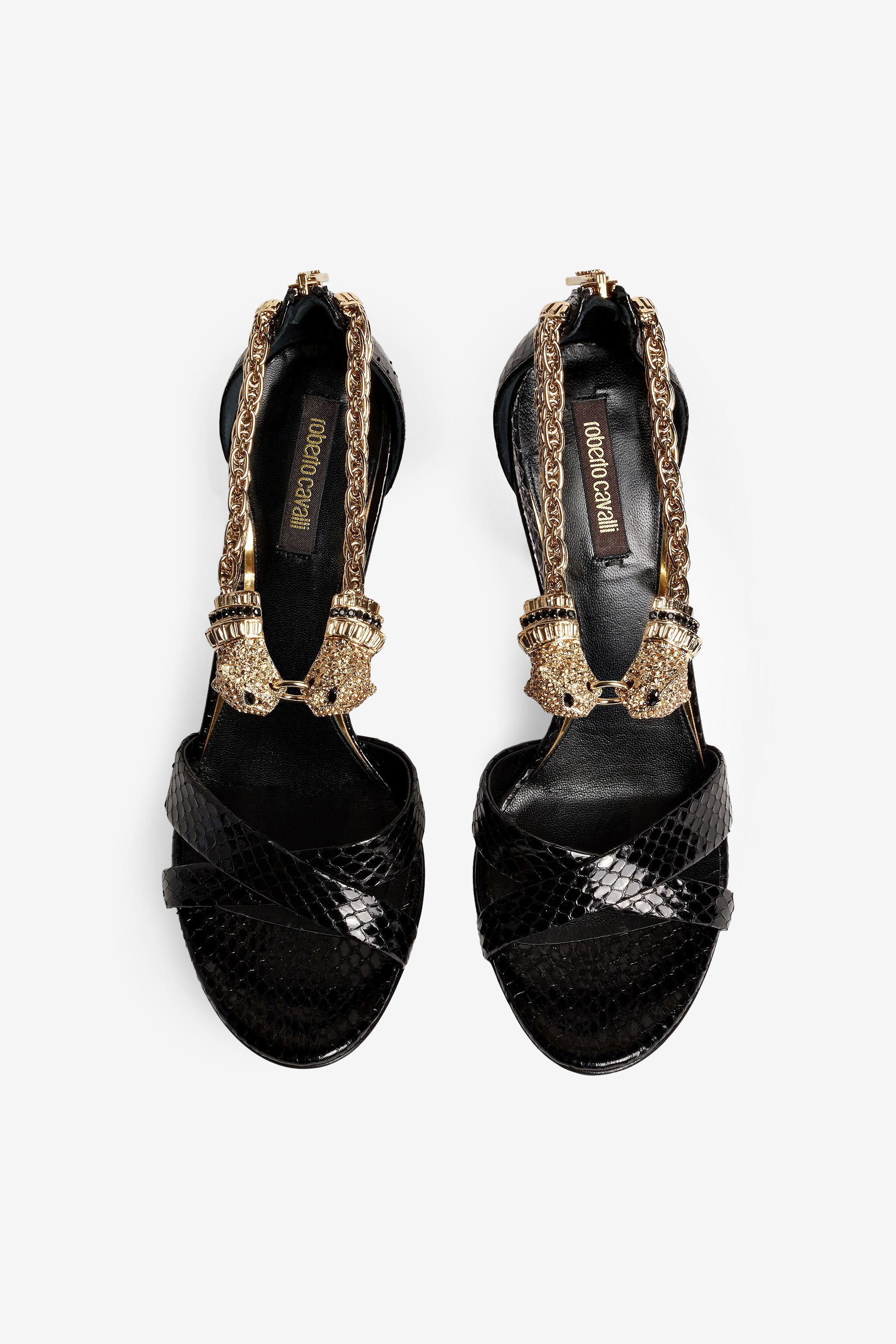Sandals with jewel panther head - 4