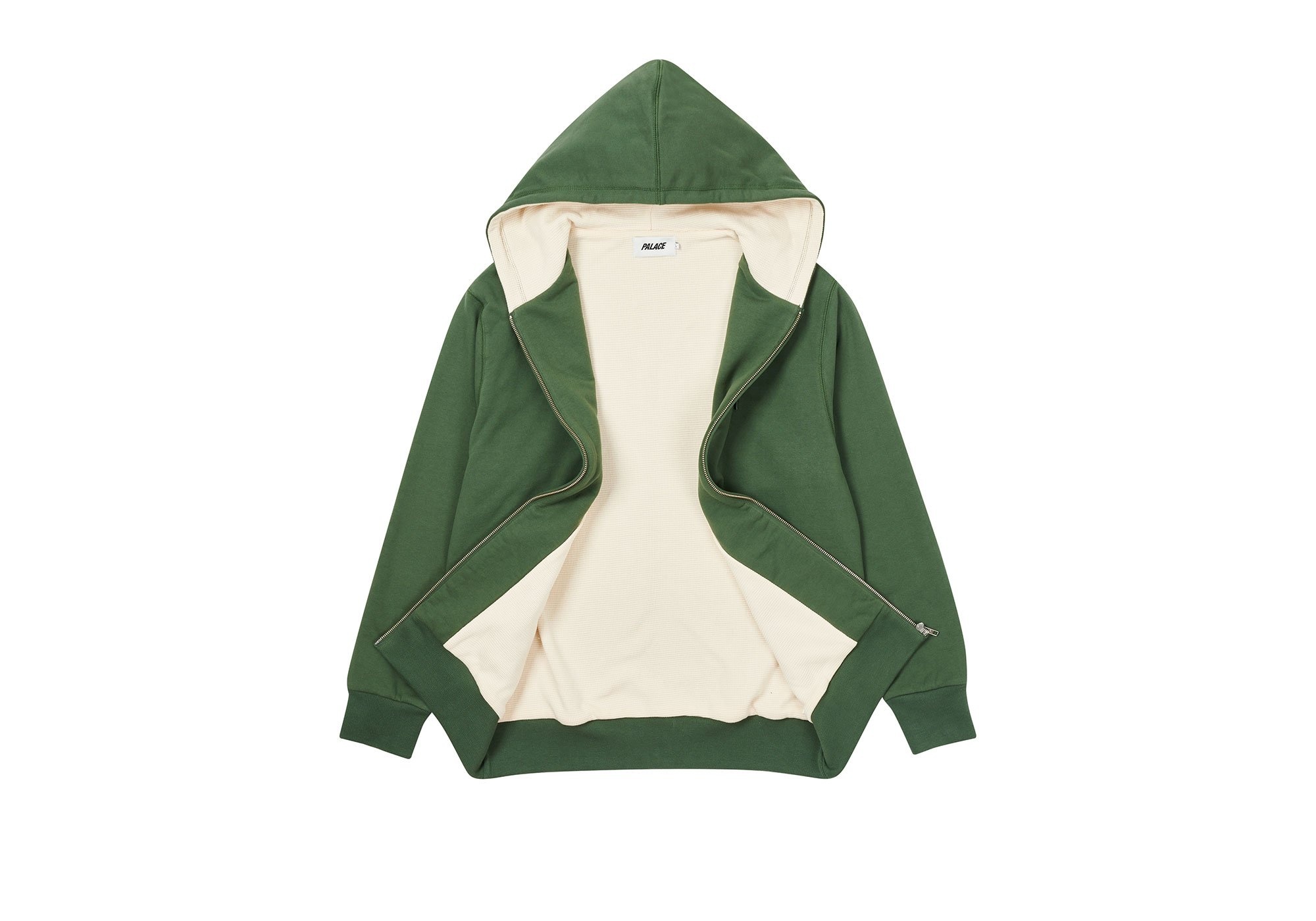 PATCH THERMAL ZIP HOOD GREEN - 3