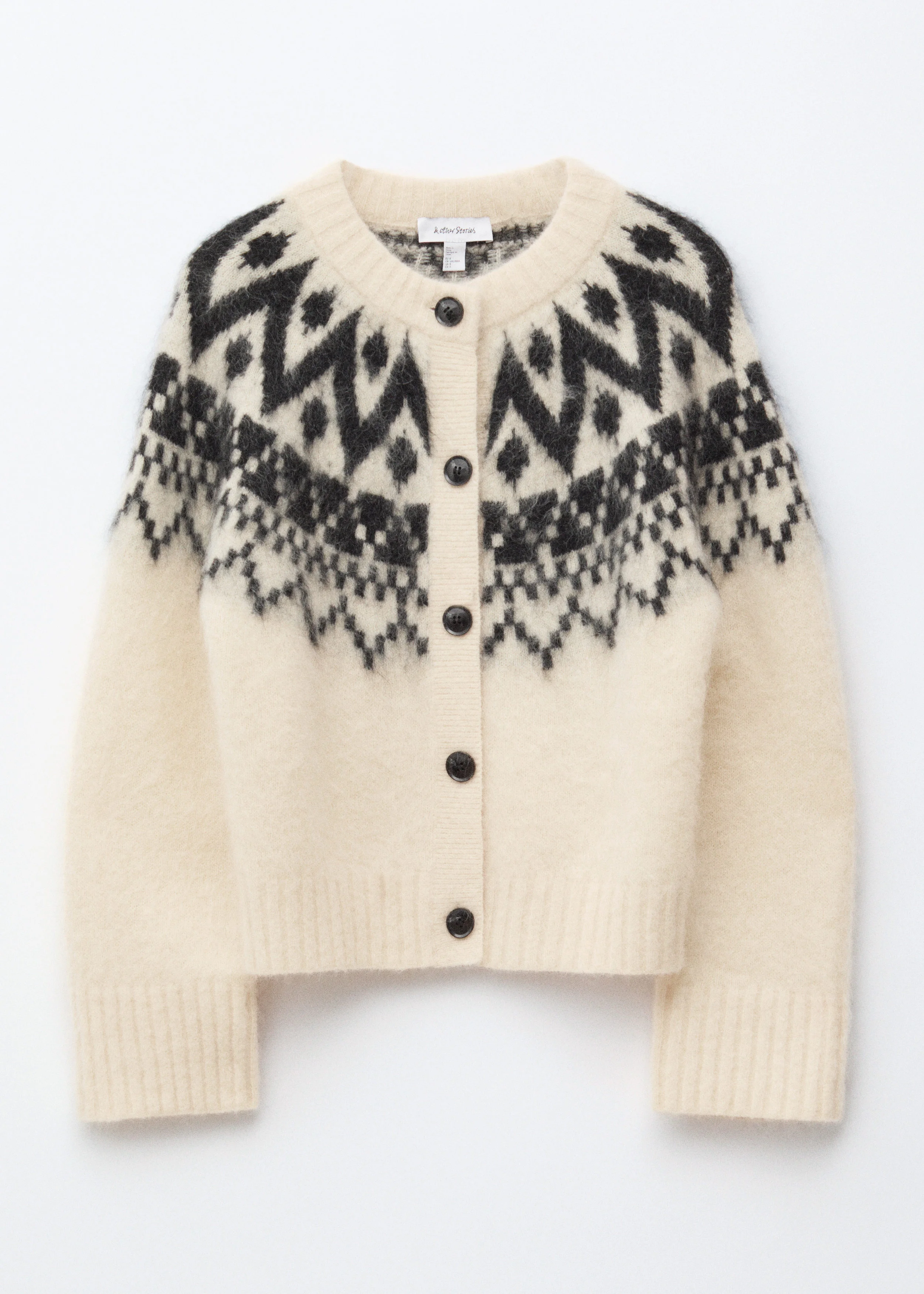 Mohair-Blend Cardigan - 1