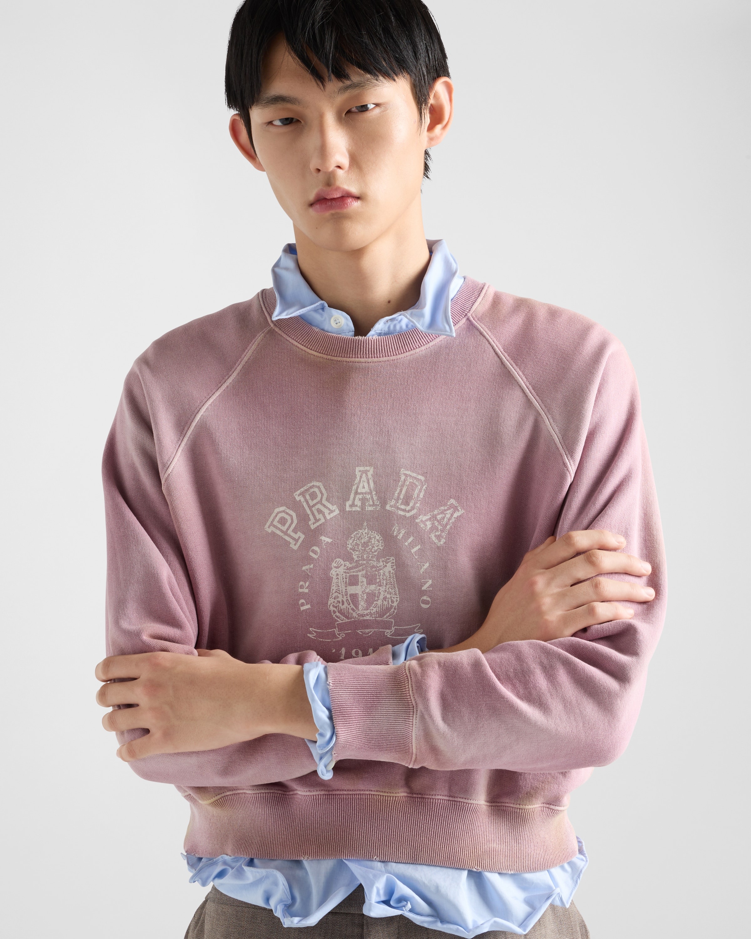 Cotton fleece sweatshirt - 4