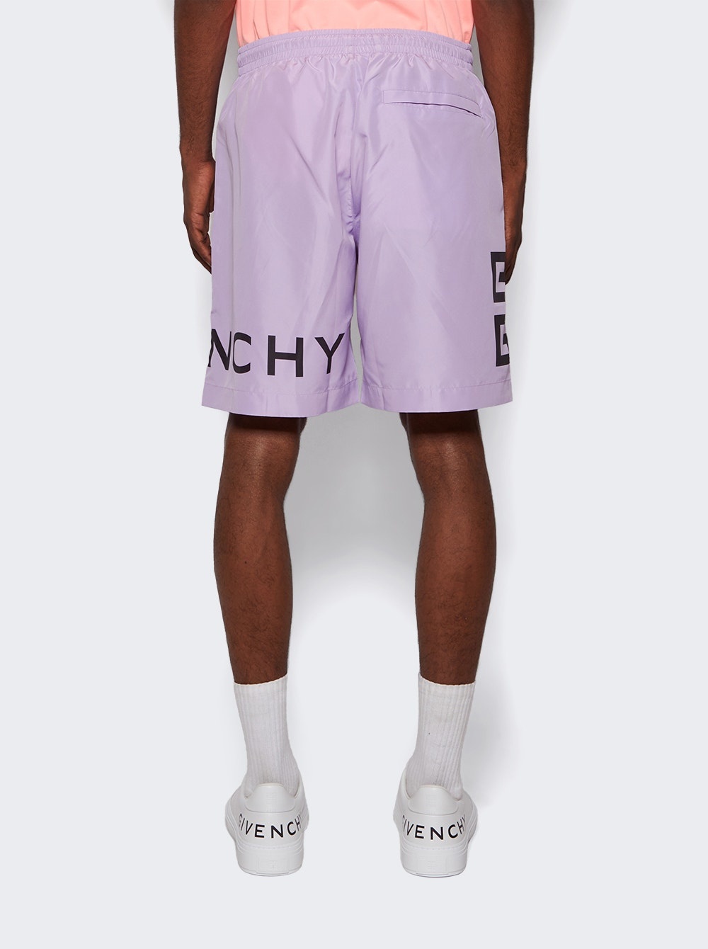 Long Swim Shorts Lilac - 5