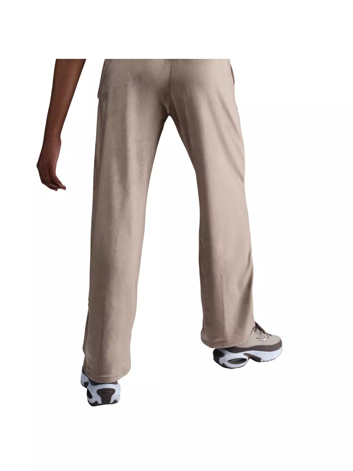 Women's Sportswear Chill Knit Mid-Rise Velour Pants - Brown - 2