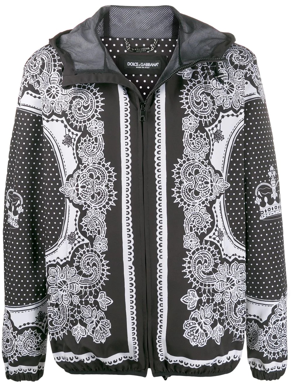 bandana print bomber jacket - 1