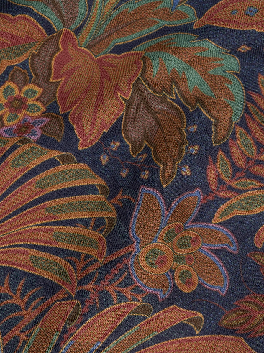 FLORAL FOLIAGE SCARF - 3