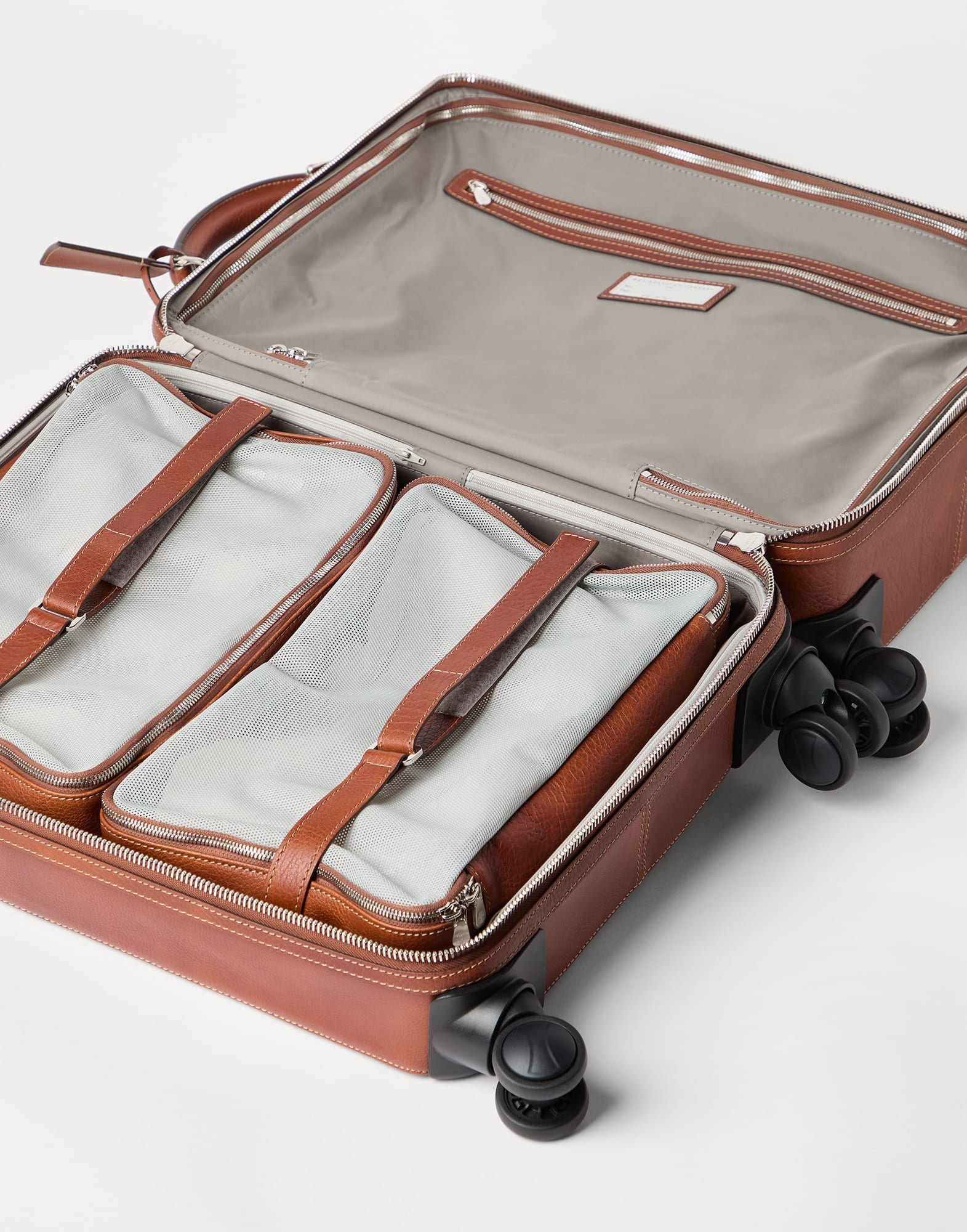 Grained calfskin suitcase - 5