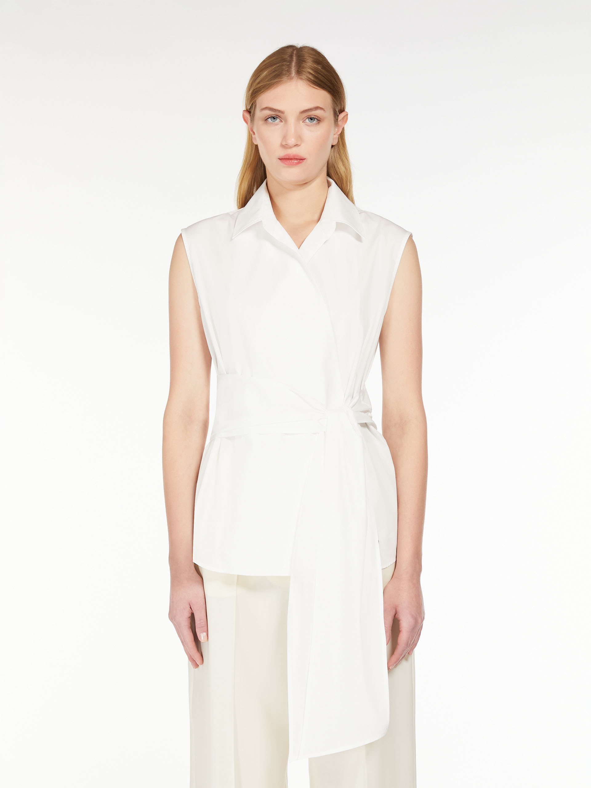 DAKAR Sleeveless poplin shirt - 3