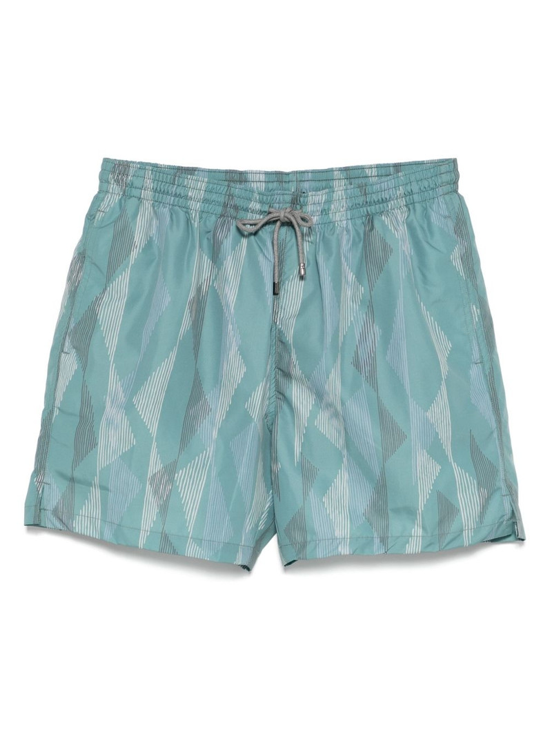 geometric-print swim shorts 1