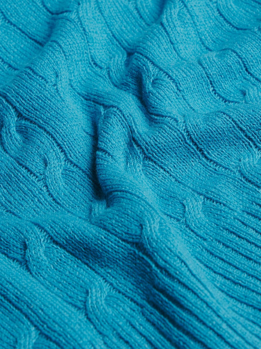 CABLE-KNIT CASHMERE SWEATER - 6