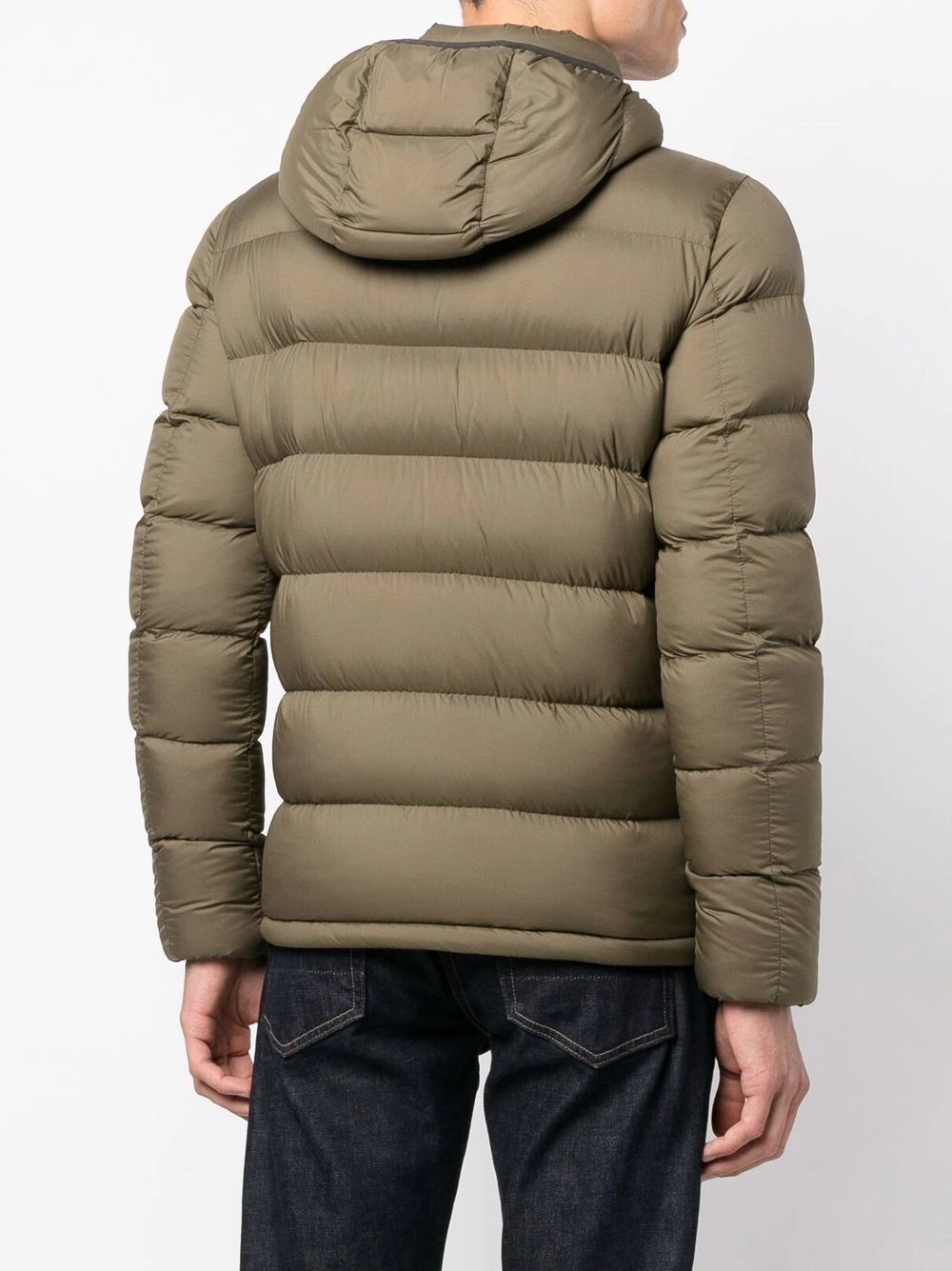 quilted zip-up hooded jacket - 4