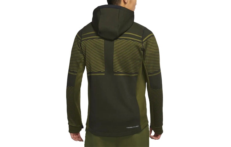 Nike Therma-fit Adv Full-length zipper Cardigan Training Hooded Jacket Green DD2131-326 - 2