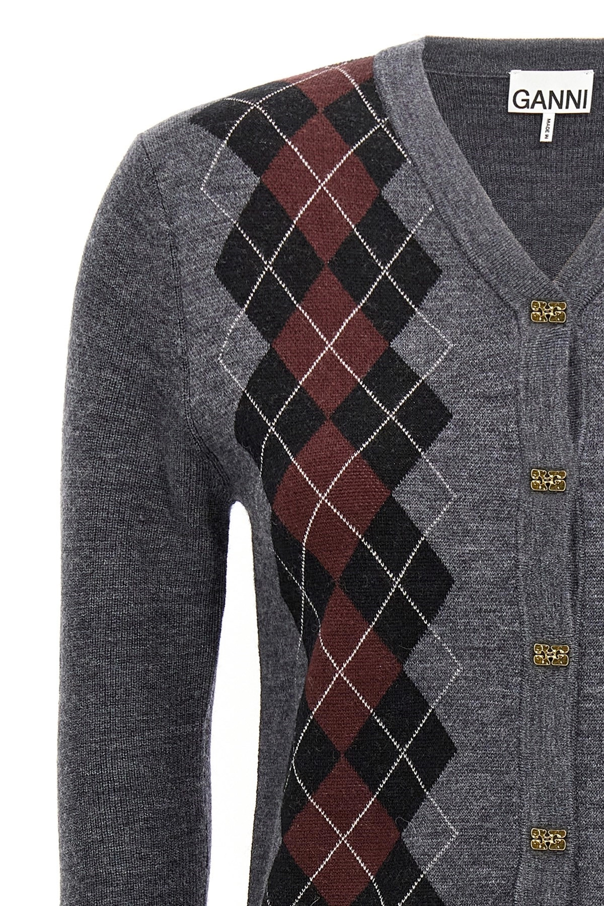 Argyle cardigan - 4