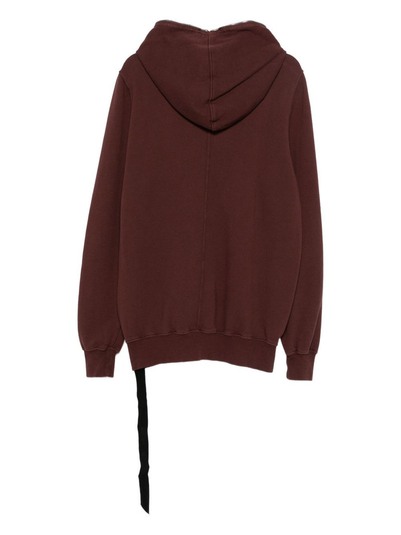 Rick Owens DRKSHDW zip-up hoodie outlook