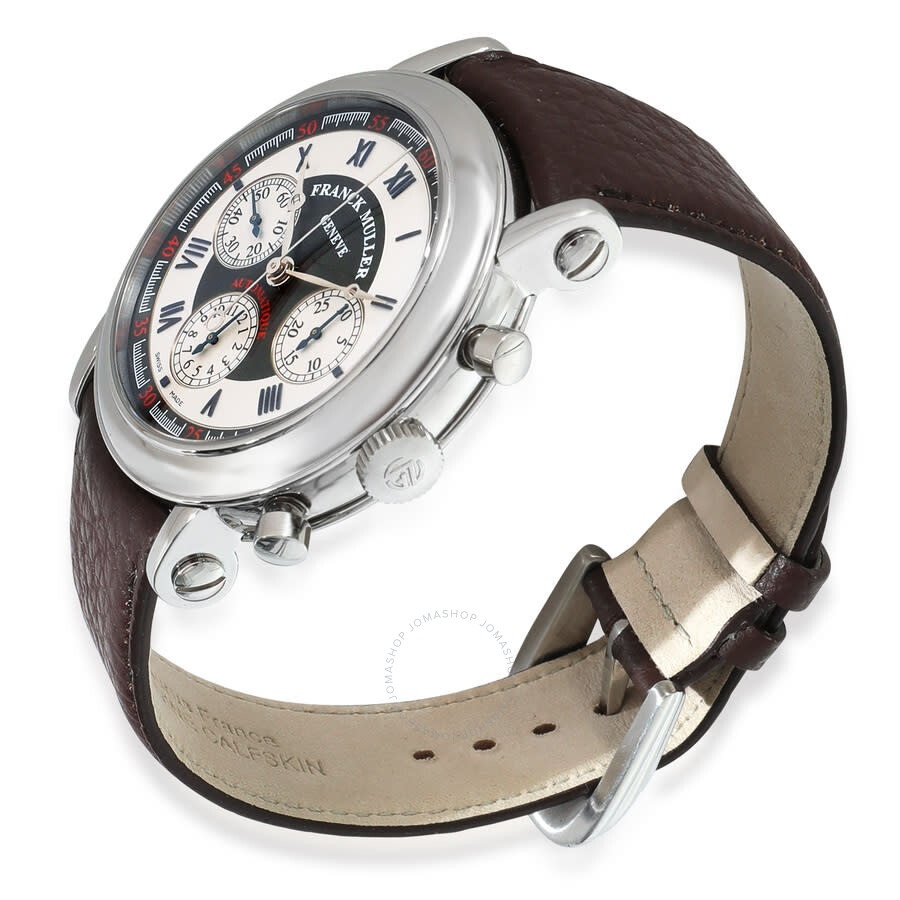 Pre-owned Franck Muller Ronde Chronograph Automatic White Dial Men's Watch 7002 CC - 2