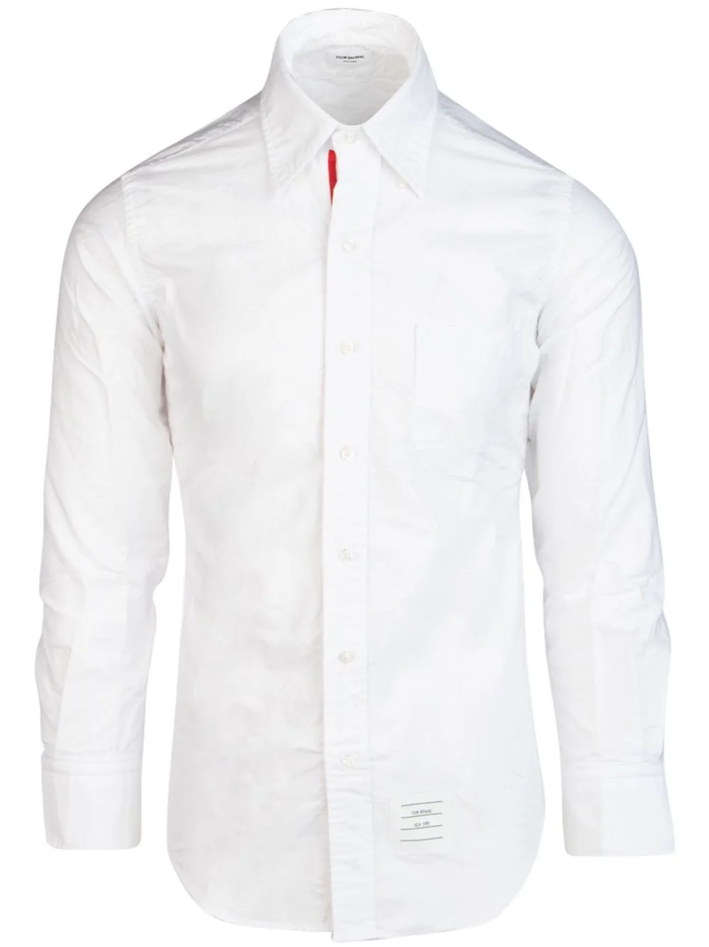 grosgrain-placket Oxford shirt - 1