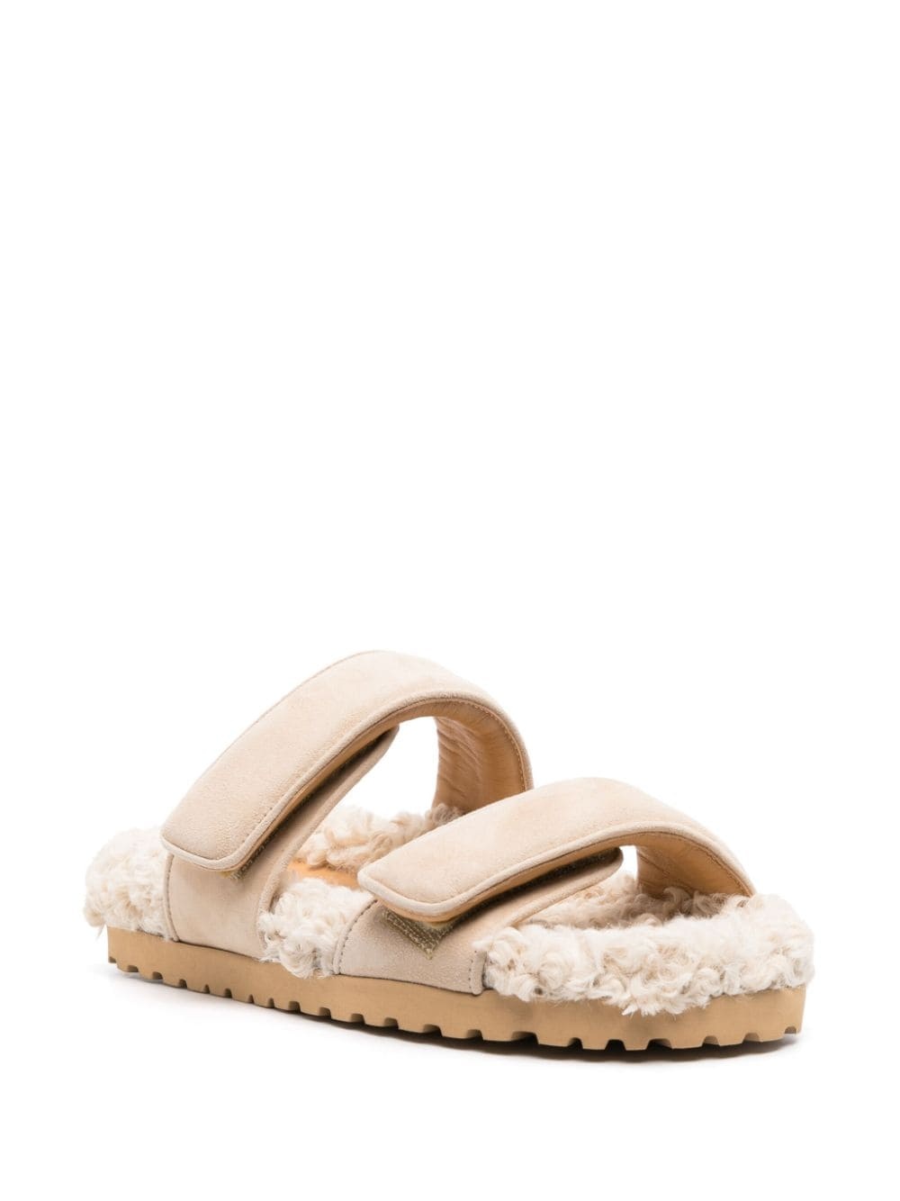 Alvine shearling-lining slides - 2