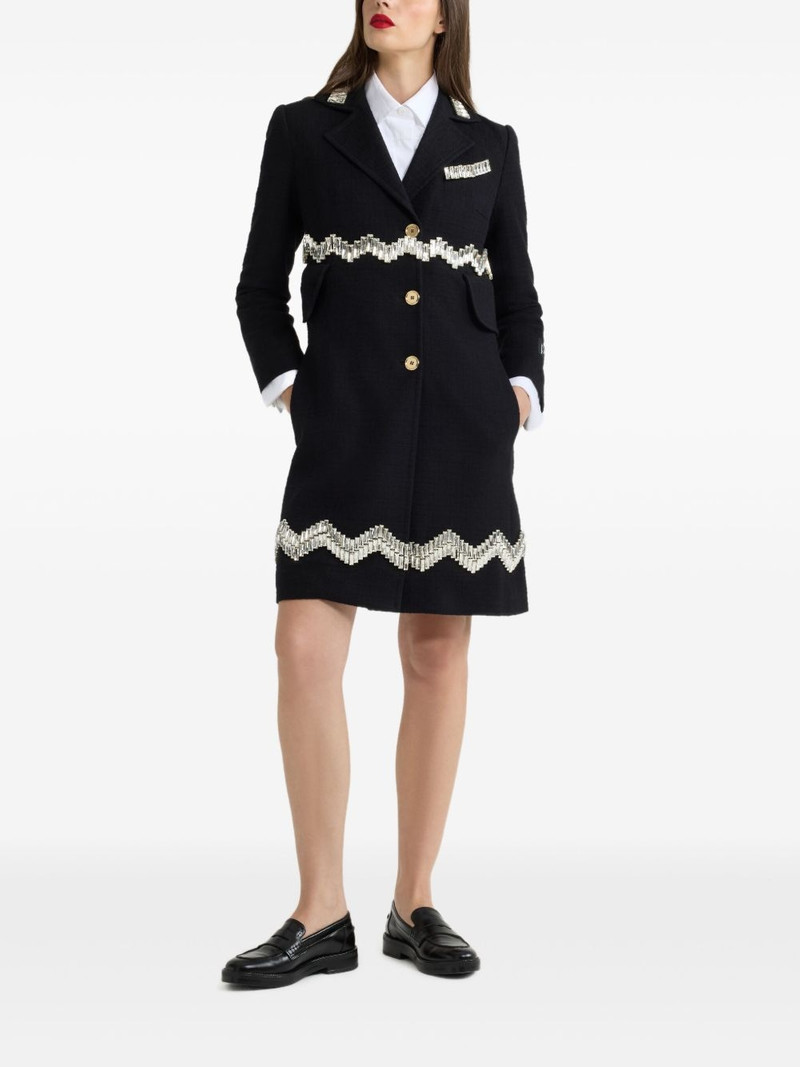 PATOU crystal-embellished coat outlook