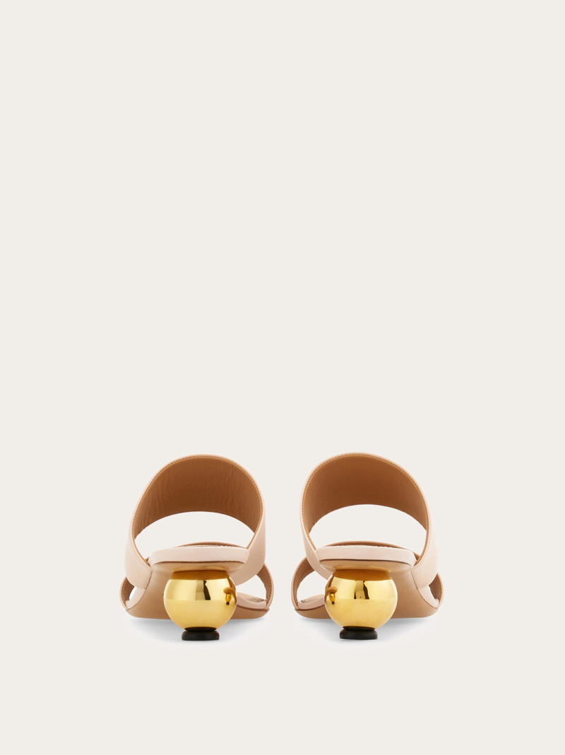 Sandal with bauble heel detail 5
