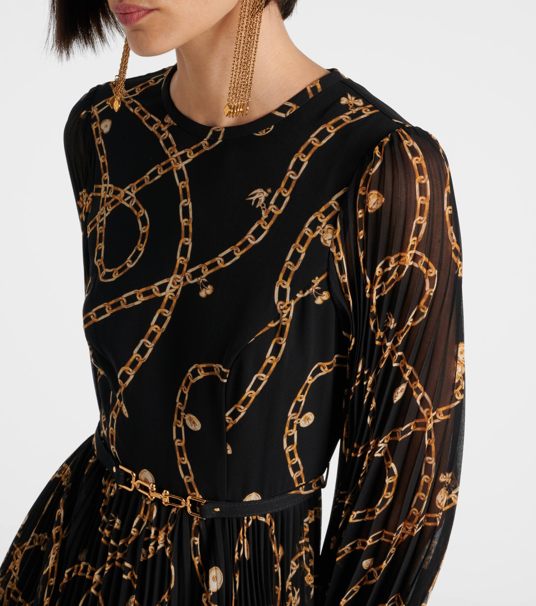 Sunray printed midi dress - 4