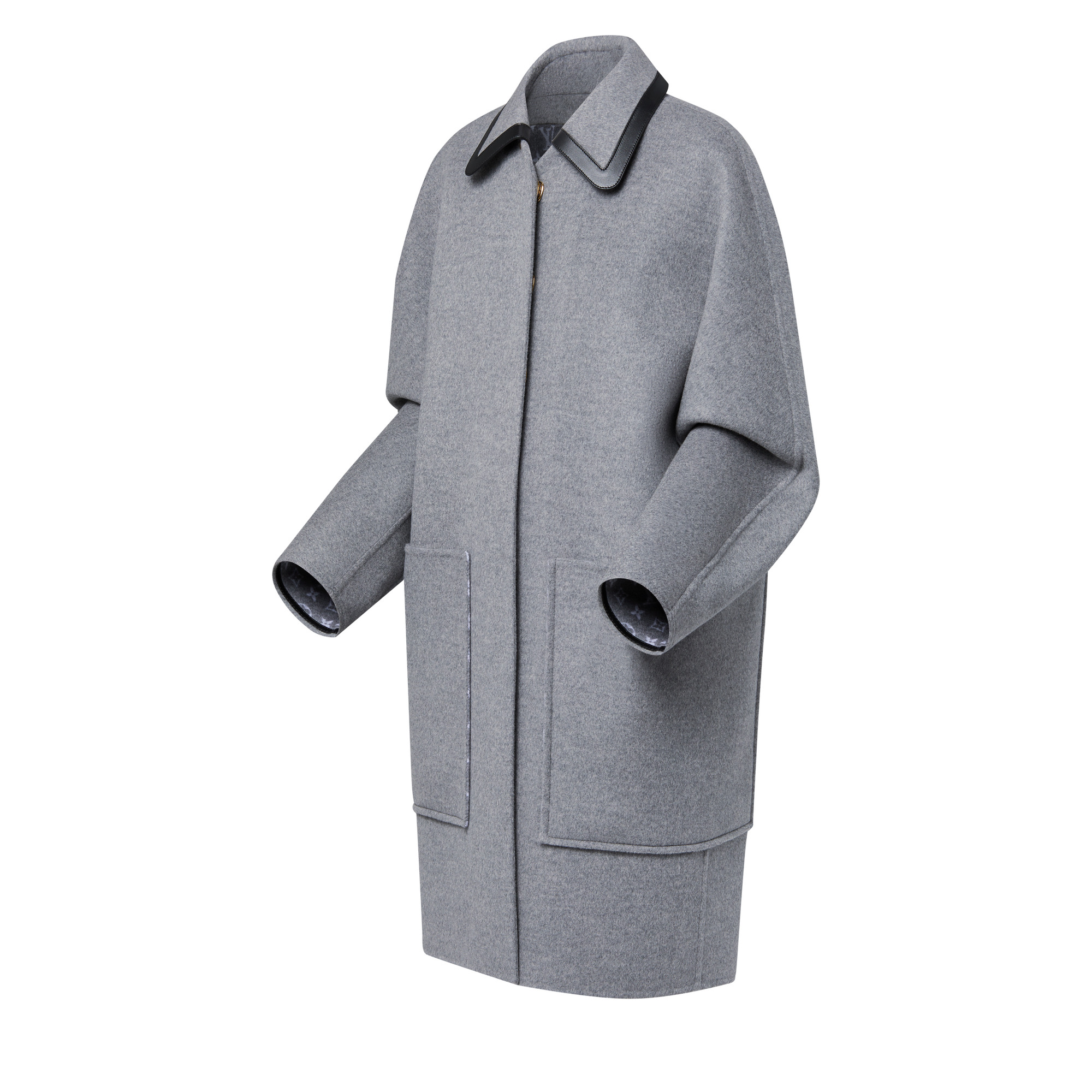 Removable Collar Double Face Coat - 2
