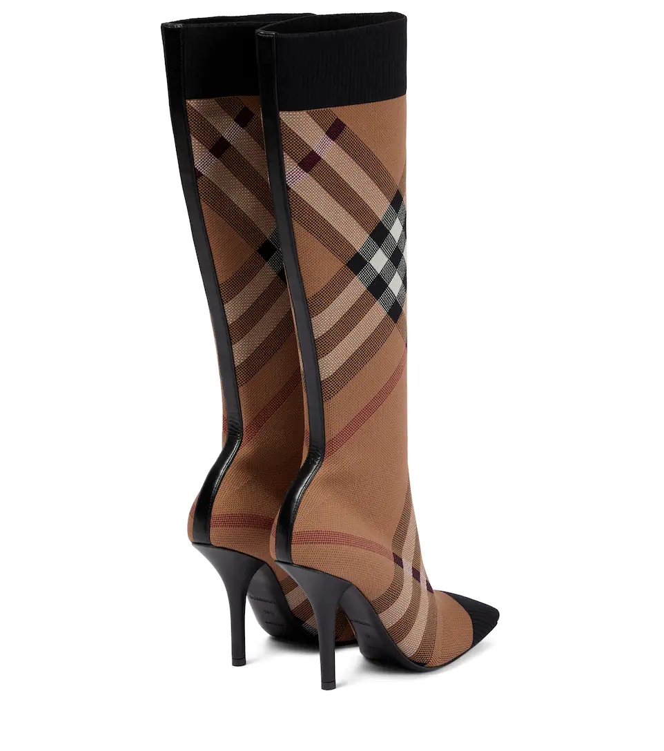 Vintage Check 105 sock boots - 3