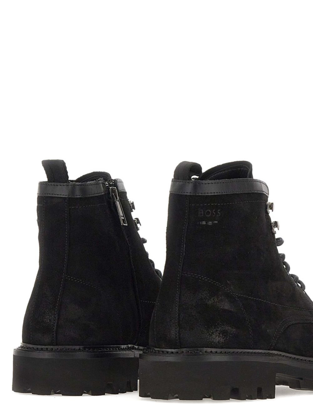 lace-up leather boots - 4
