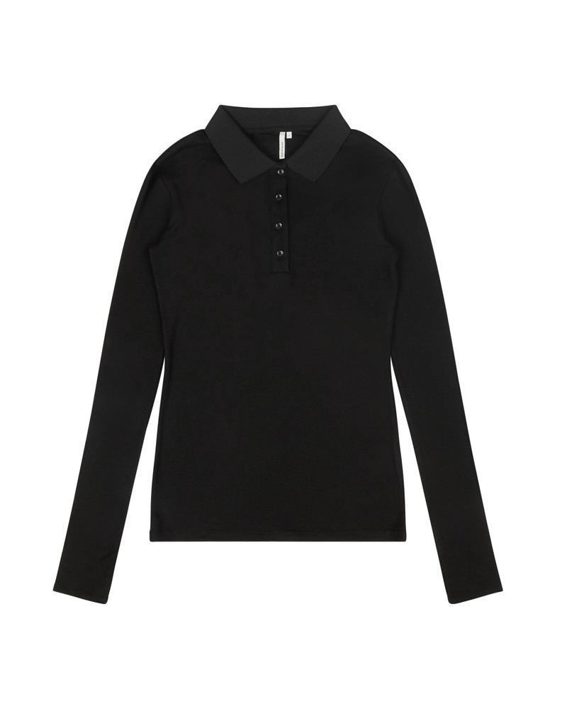 LS POLO BLACK 6