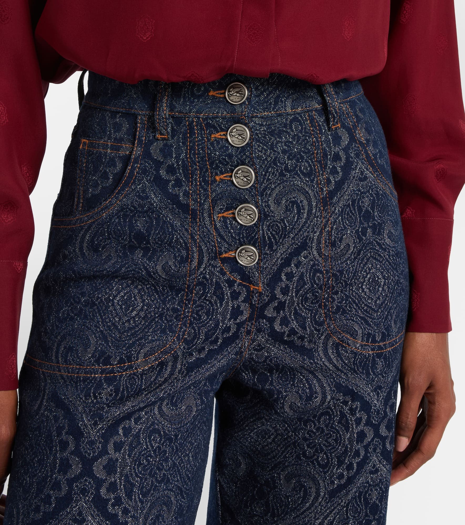Pegaso high-rise flared jeans - 4