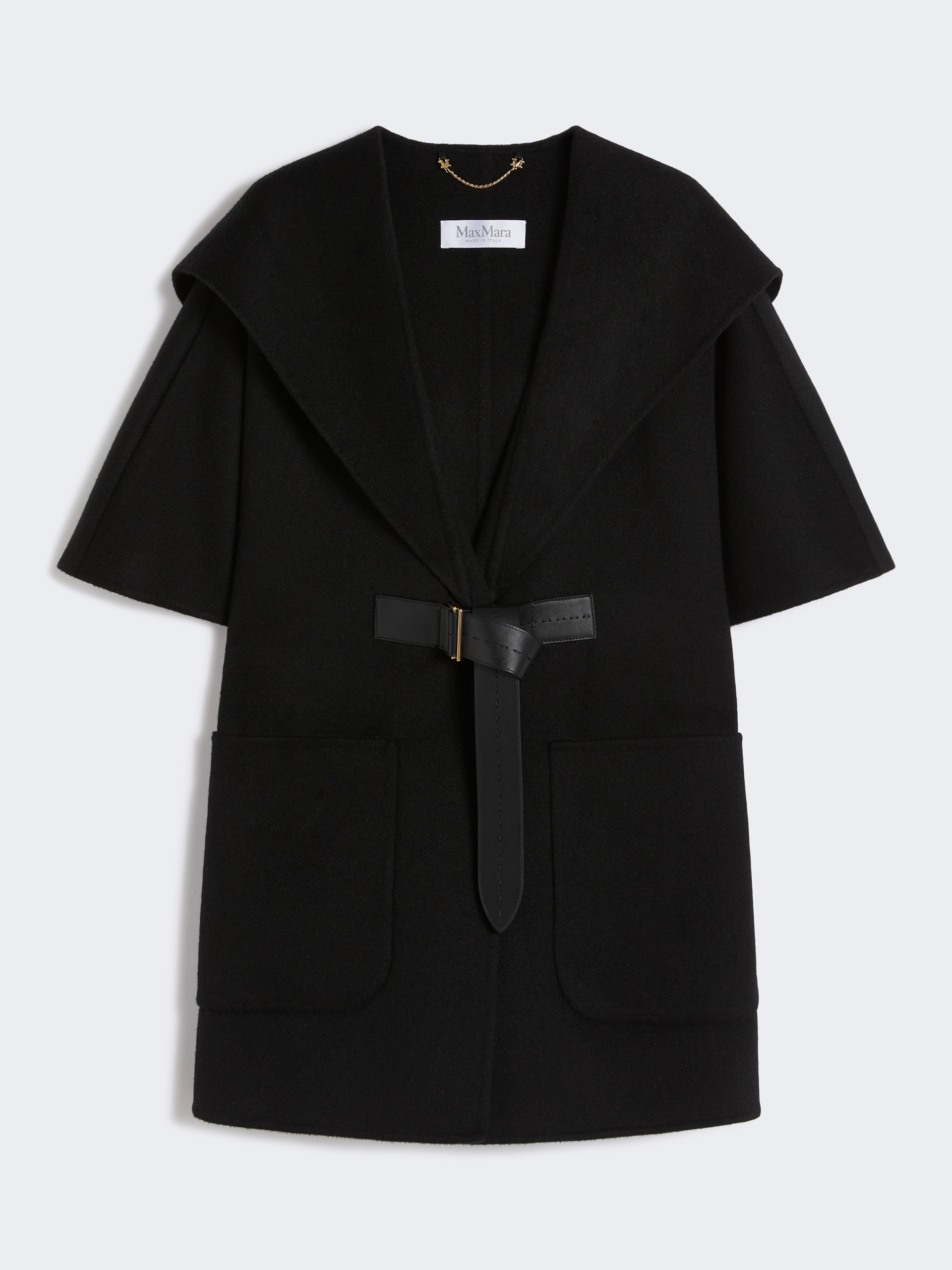 NEWDORICO Camel-hair cape - 1