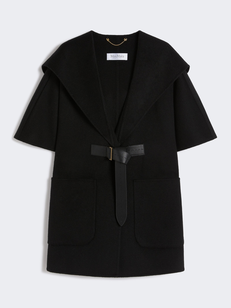 NEWDORICO Camel-hair cape 1
