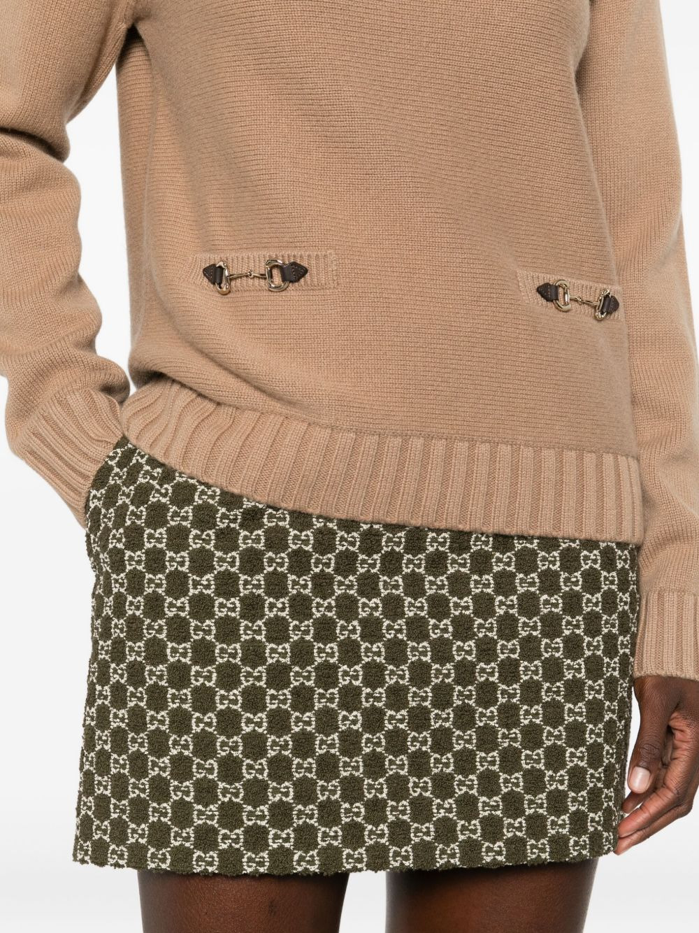 cable-knit long-sleeves sweater - 5