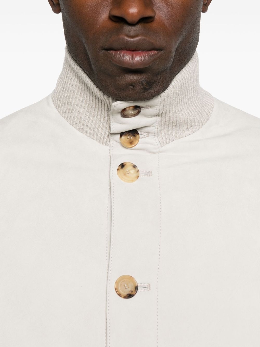 high-neck jacket - 5