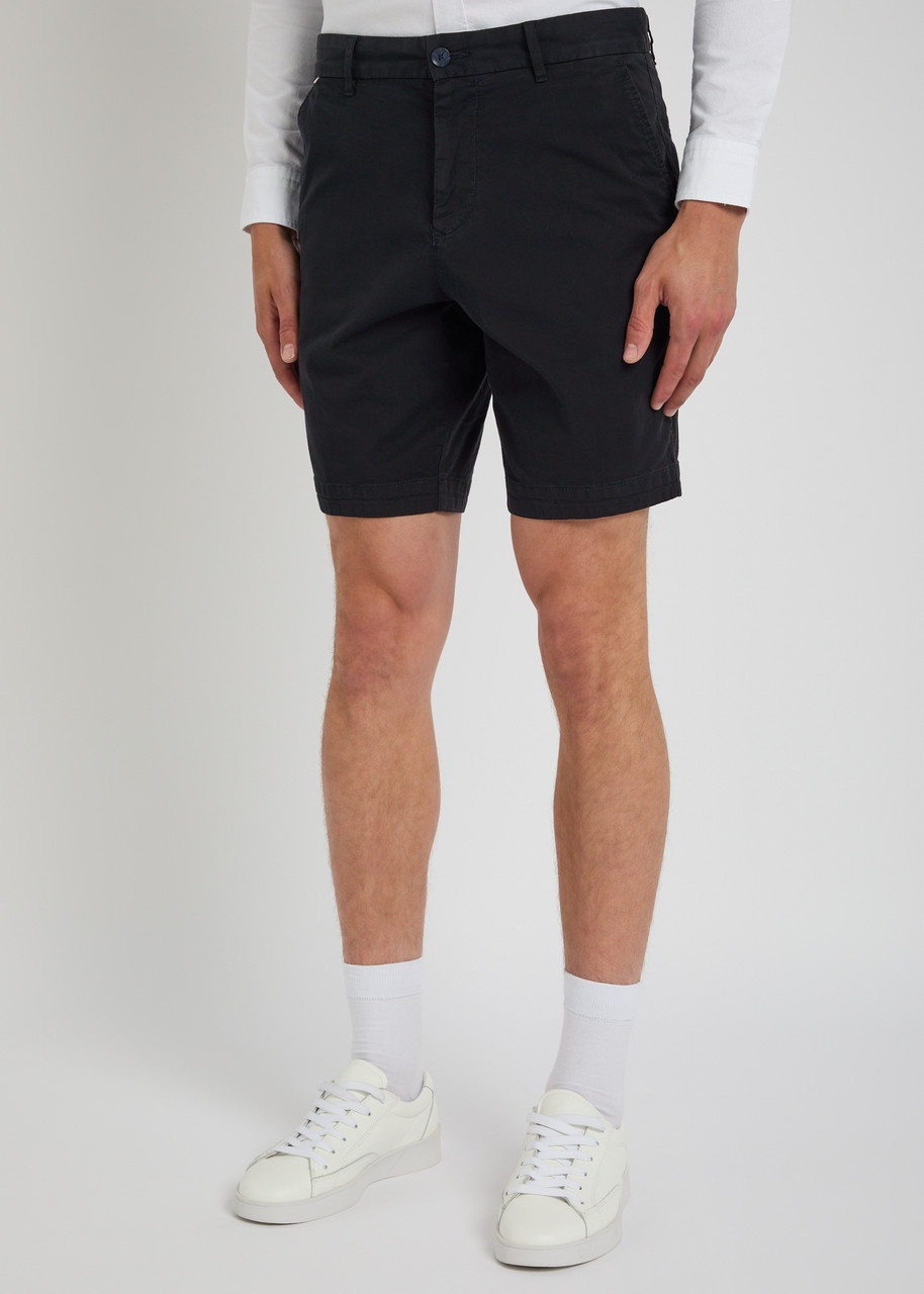 Boss H-slice Stretch-cotton Shorts - 2