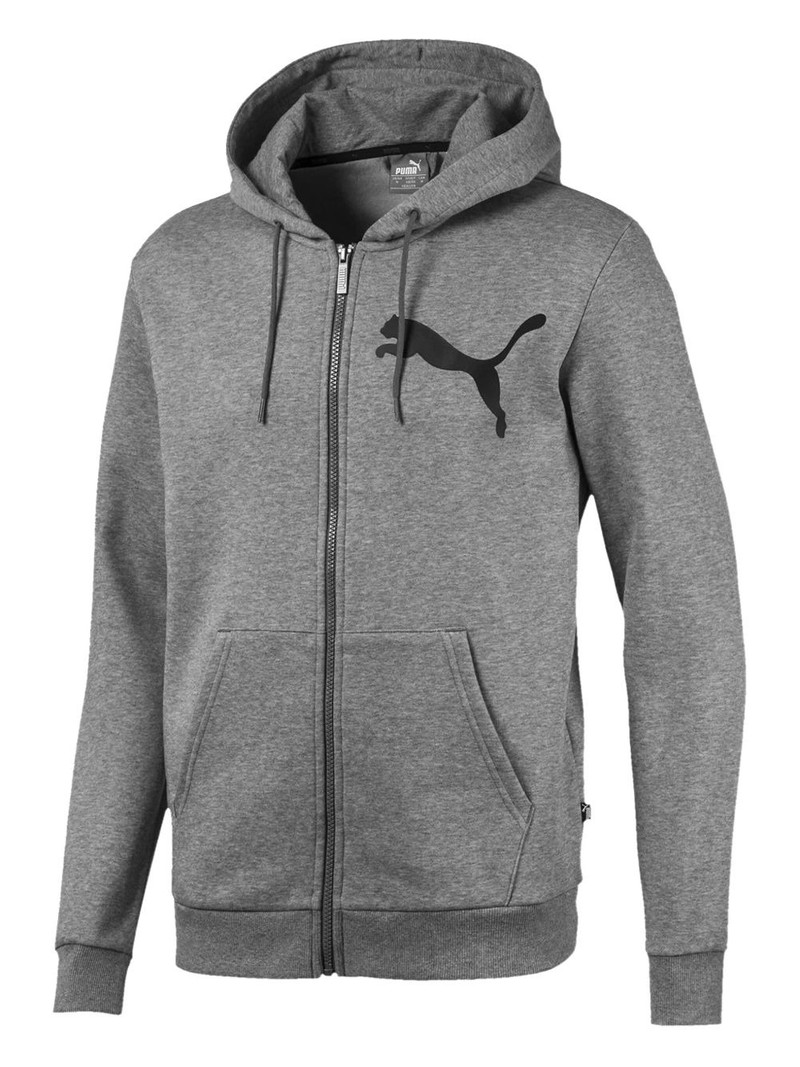 Big Logo fleece zip-up hoodie 1