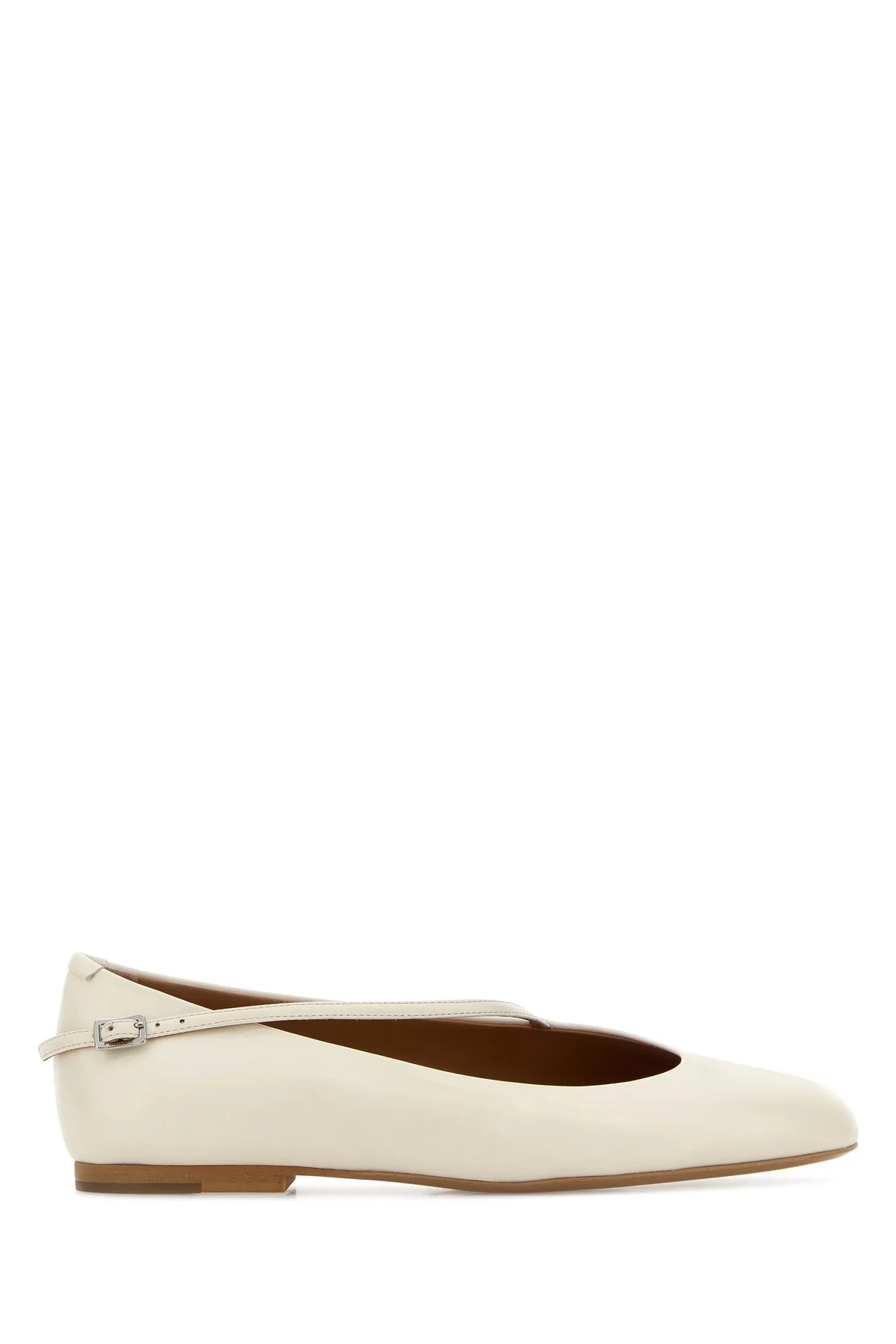 White leather Elyss ballerinas - 1