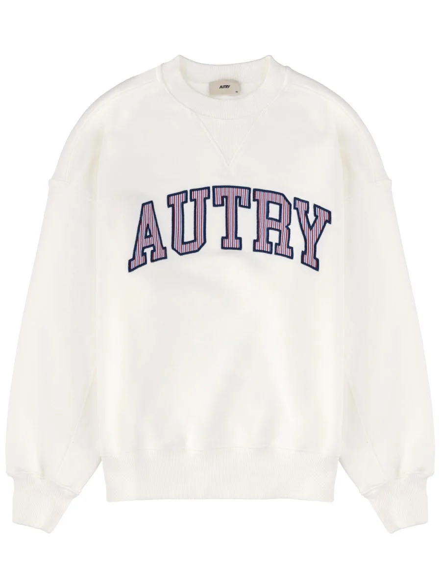 COTTON SWEATSHIRT WITH LOGO - 1