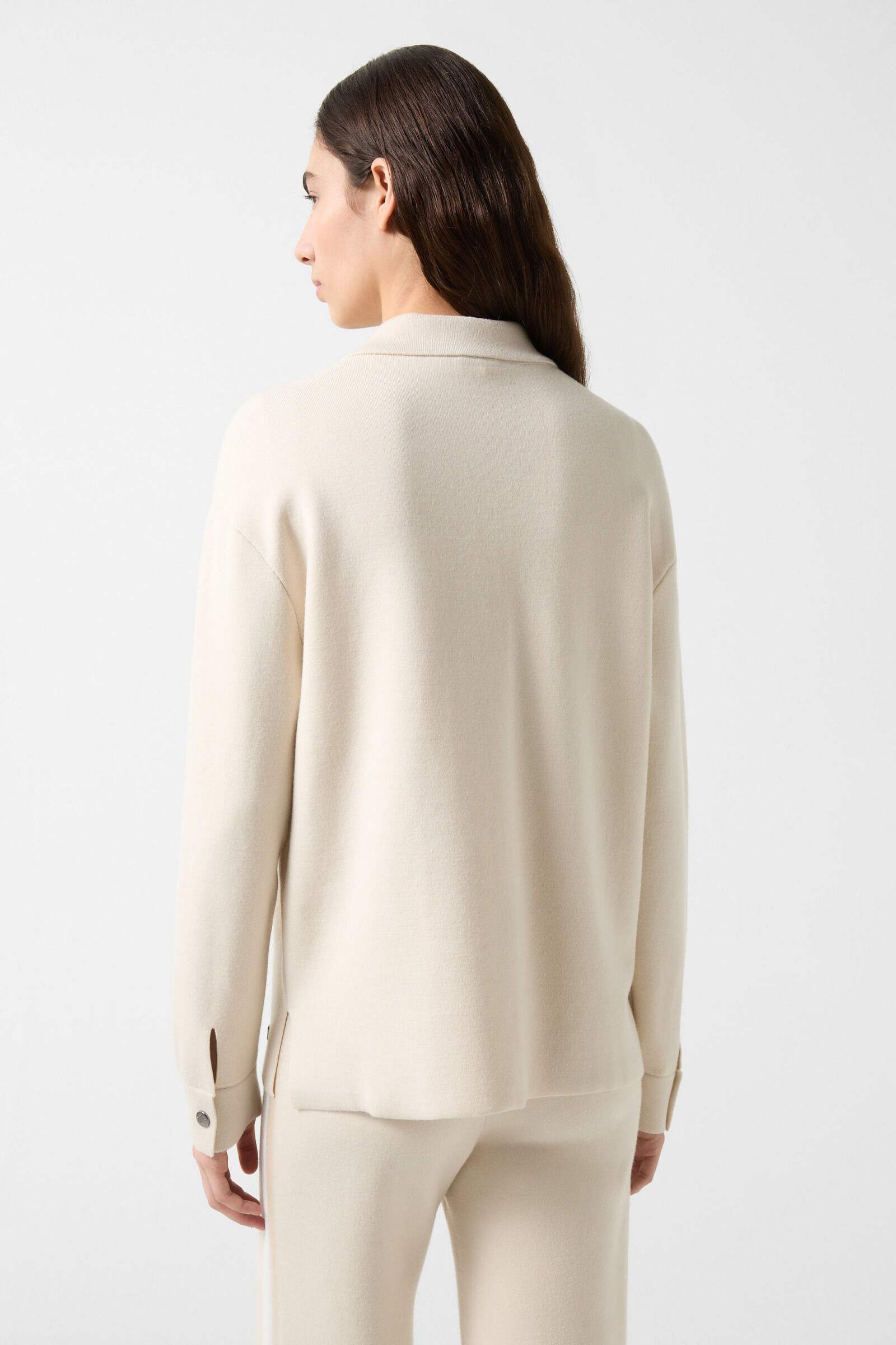 Icaria Knit jacket in Cream - 3