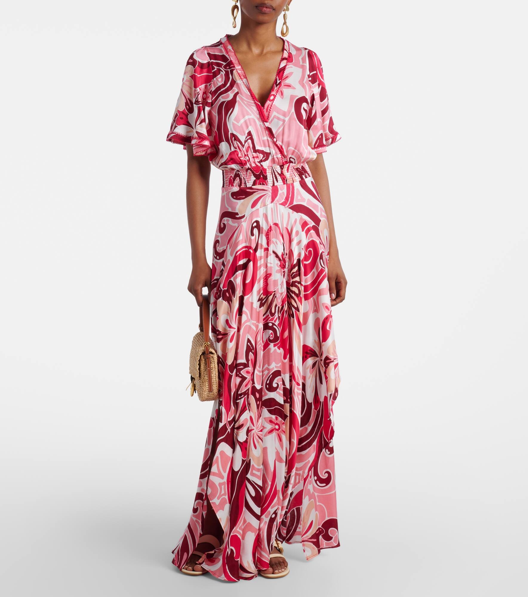 Mabelle satin maxi dress - 2
