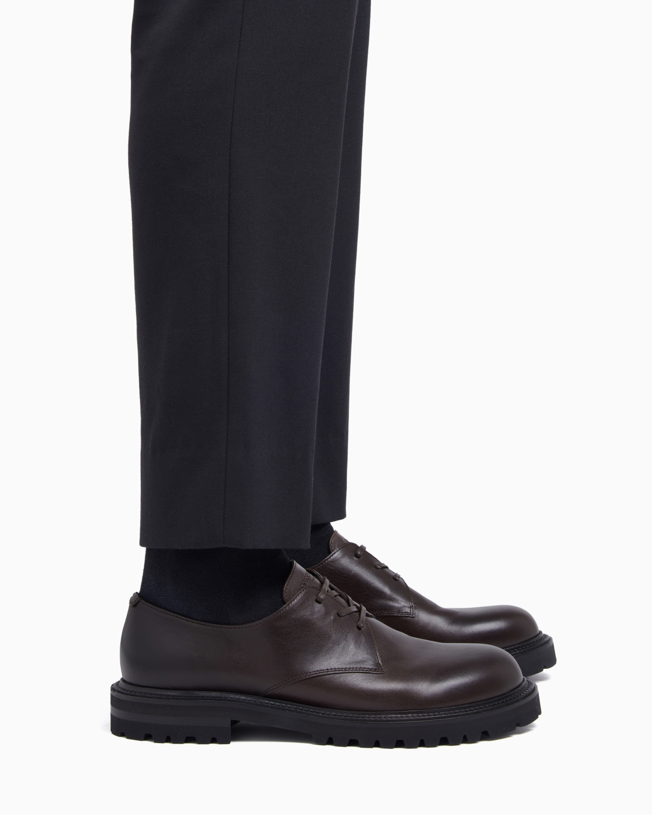 NAPPA CALFSKIN DERBY SHOES - 7