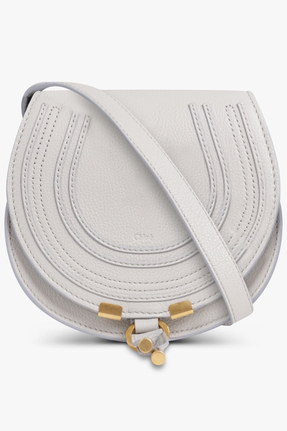 SMALL MARCIE SADDLE CROSSBODY BAG | BLUE MIST - 1