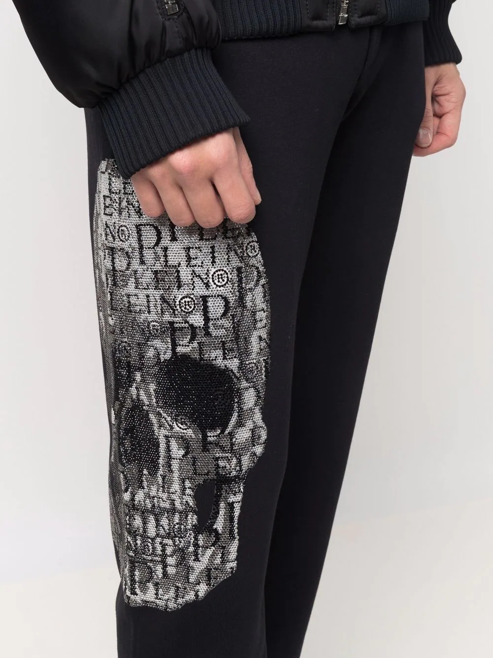 Skull logo tracksuit bottoms - 5