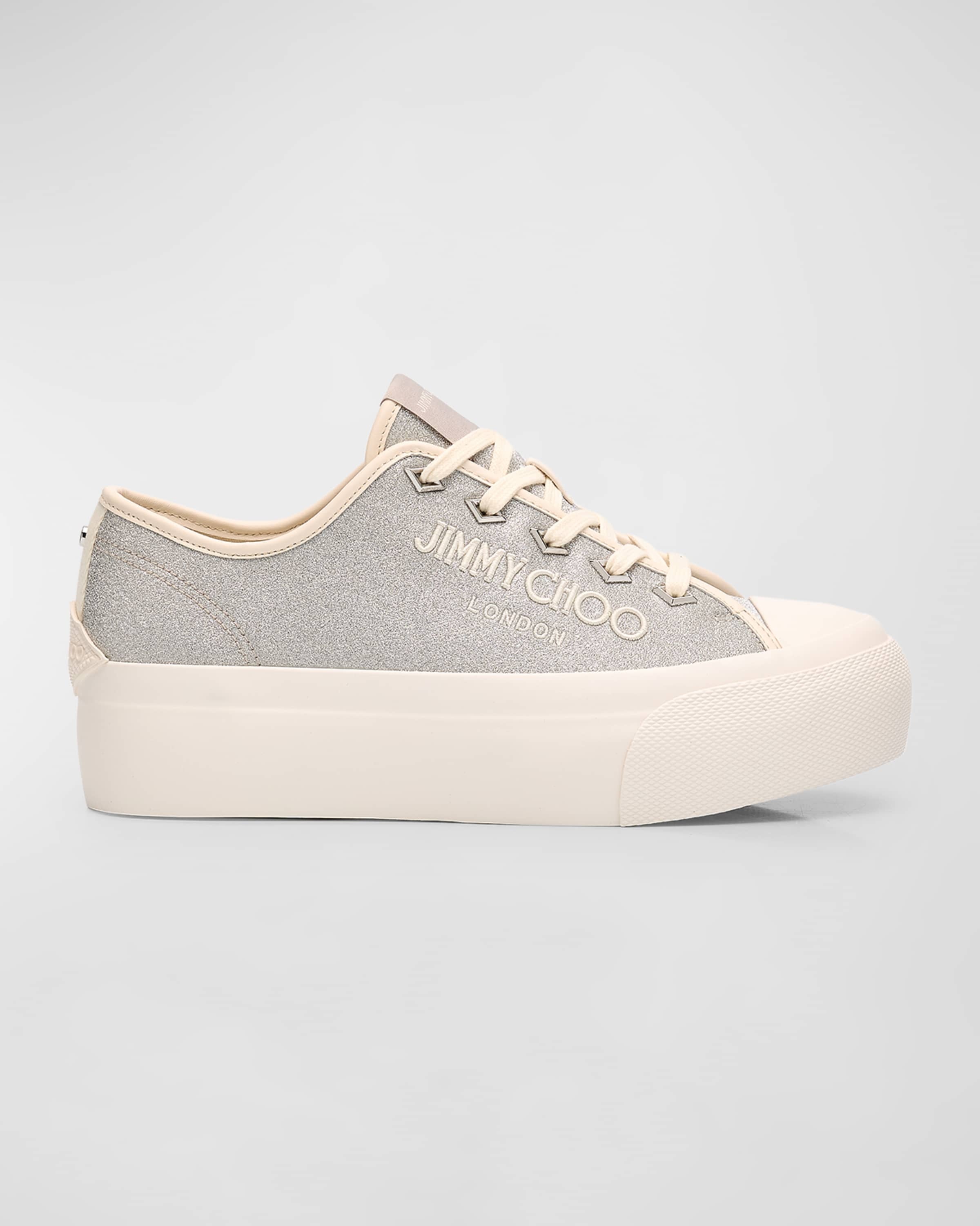 Palma Maxi Shimmer Low-Top Sneakers - 1